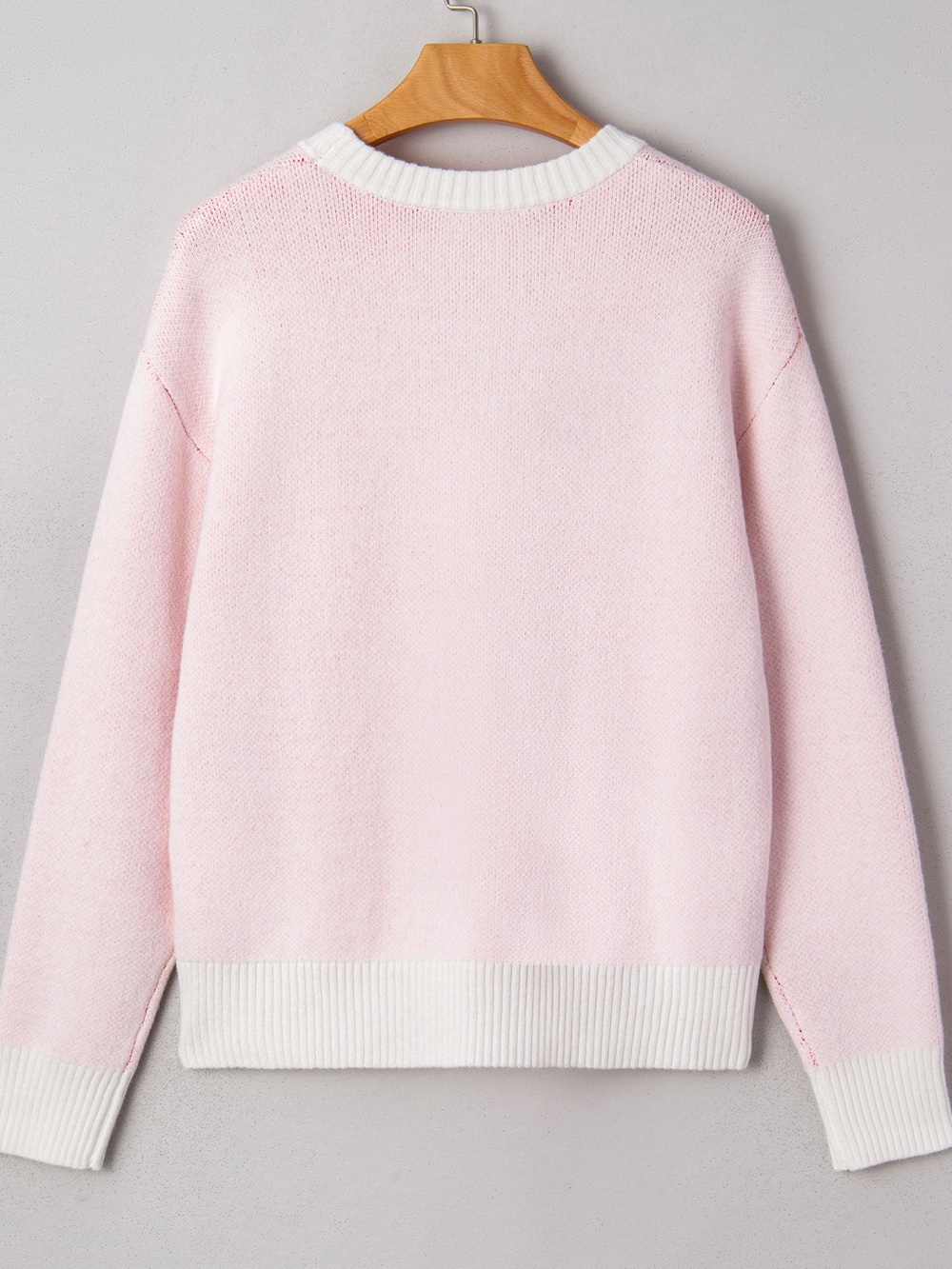 Cherry Pattern Drop Shoulder Sweater - Picture 3 of 9